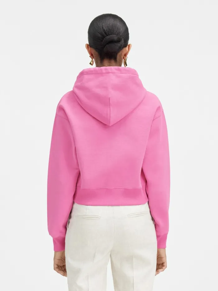 Women Sweatshirts and Joggings JACQUEMUS The Gros Grain Hoodie Pink