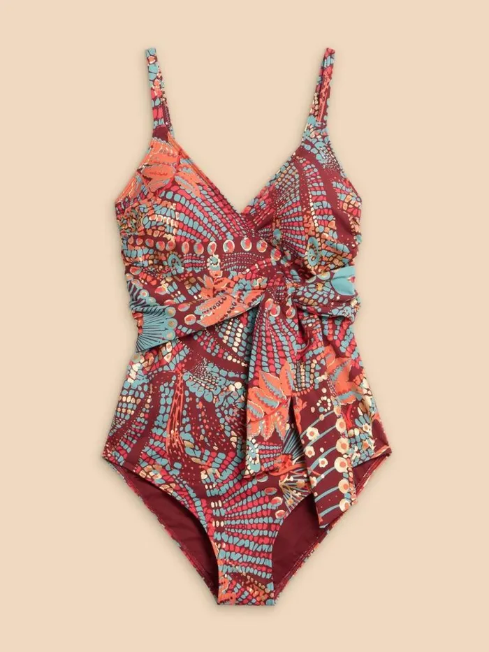 Women Tabitha Tummy Control Swimsuit Red Print White Stuff Swimwear Women Tabitha Tummy Control Swimsuit Red Print White Stuff Swimwear
