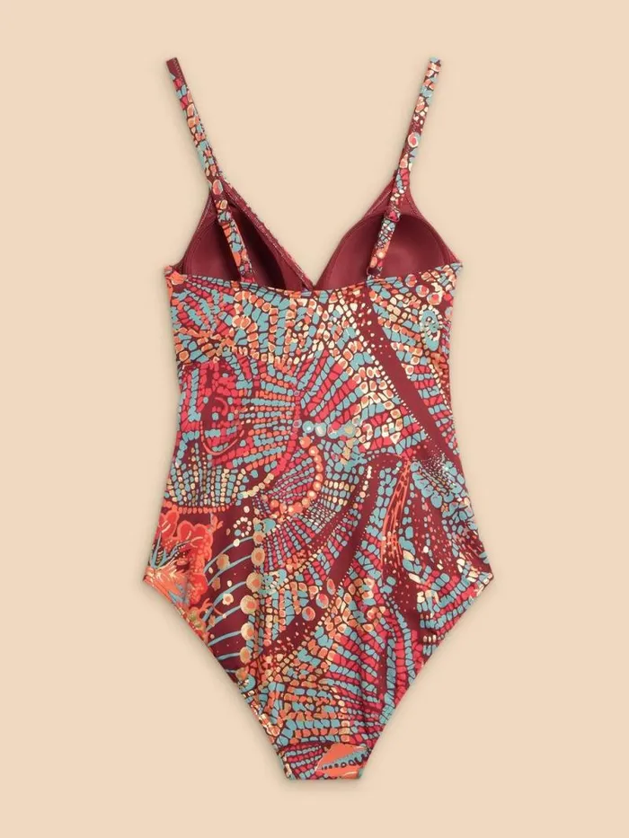Women Tabitha Tummy Control Swimsuit Red Print White Stuff Swimwear Women Tabitha Tummy Control Swimsuit Red Print White Stuff Swimwear