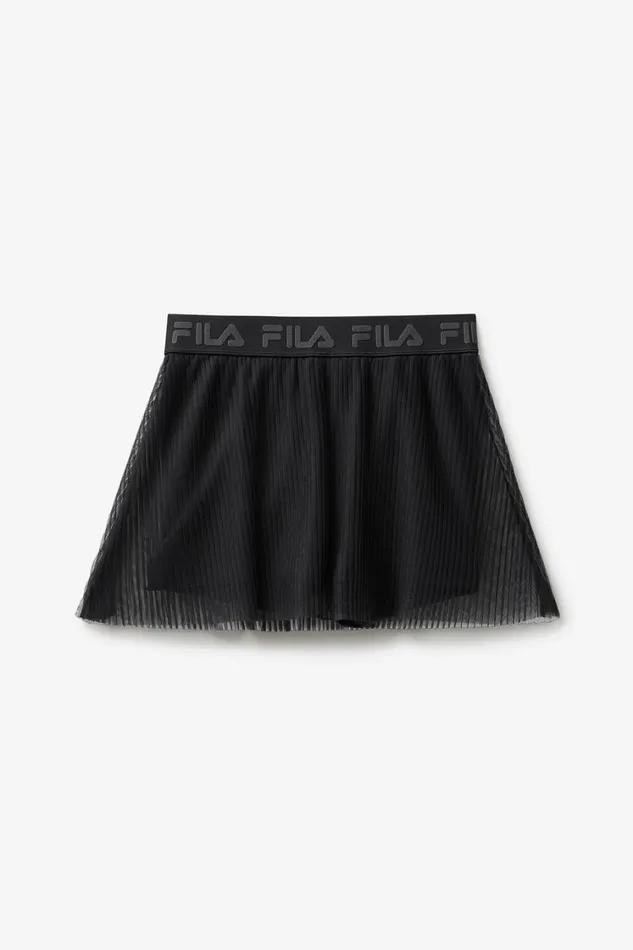Women Tennis Fila Illusion Skort 001 Black