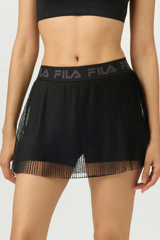 Women Tennis Fila Illusion Skort 001 Black Women Tennis Fila Illusion Skort 001 Black