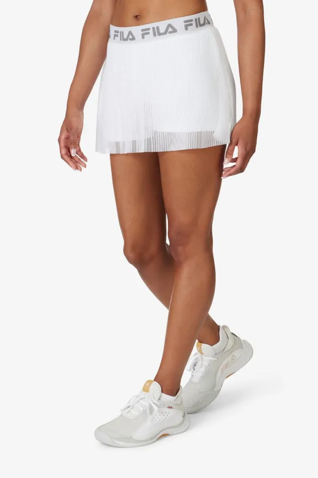 Women Tennis Fila Illusion Skort 100 White Women Tennis Fila Illusion Skort 100 White