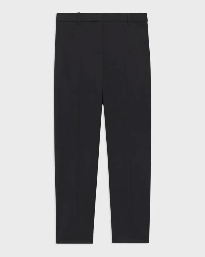 Women Theory Pants Treeca Pant In Stretch Wool Black