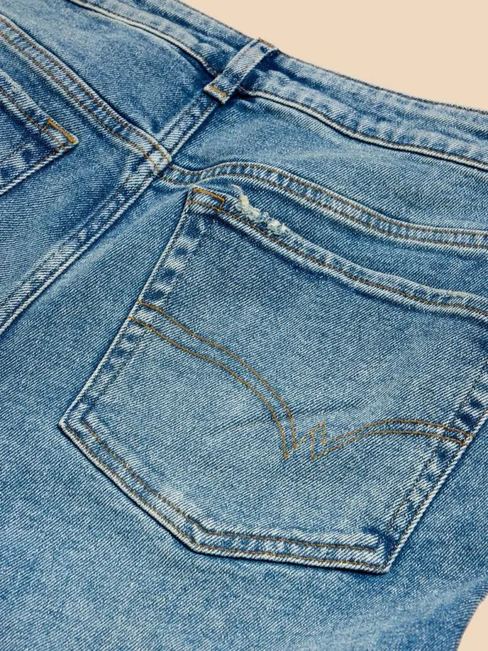 Women Tilly Tapered Full Length Jean Mid Denim White Stuff Jeans
