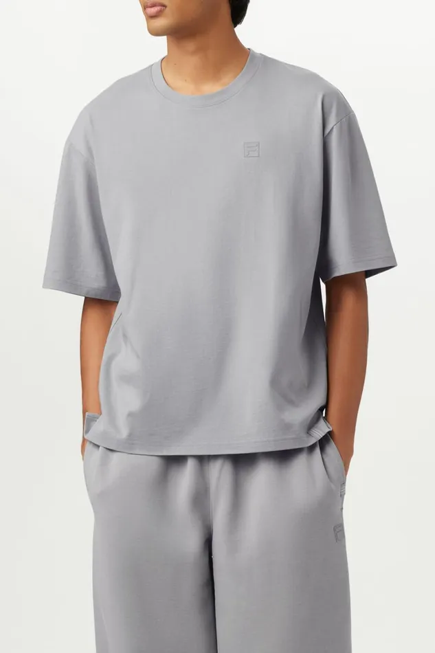 Women Tops and TShirts Fila Apex Relaxed Box Tee 051 Ultimate Gray Women Tops and TShirts Fila Apex Relaxed Box Tee 051 Ultimate Gray