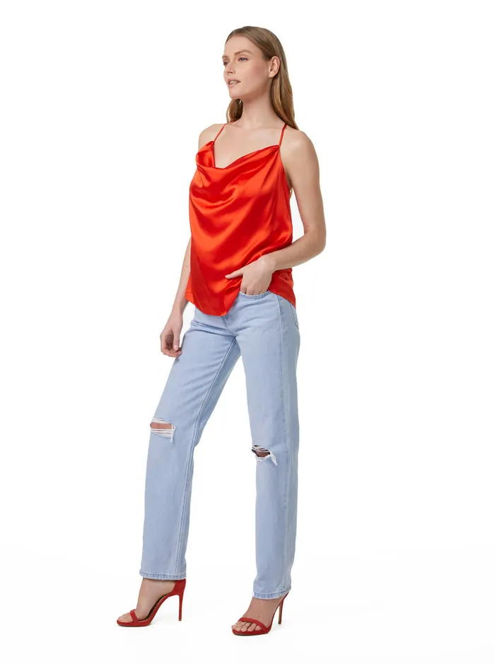 Women Tops Robert Graham ROSA CAMI Rust