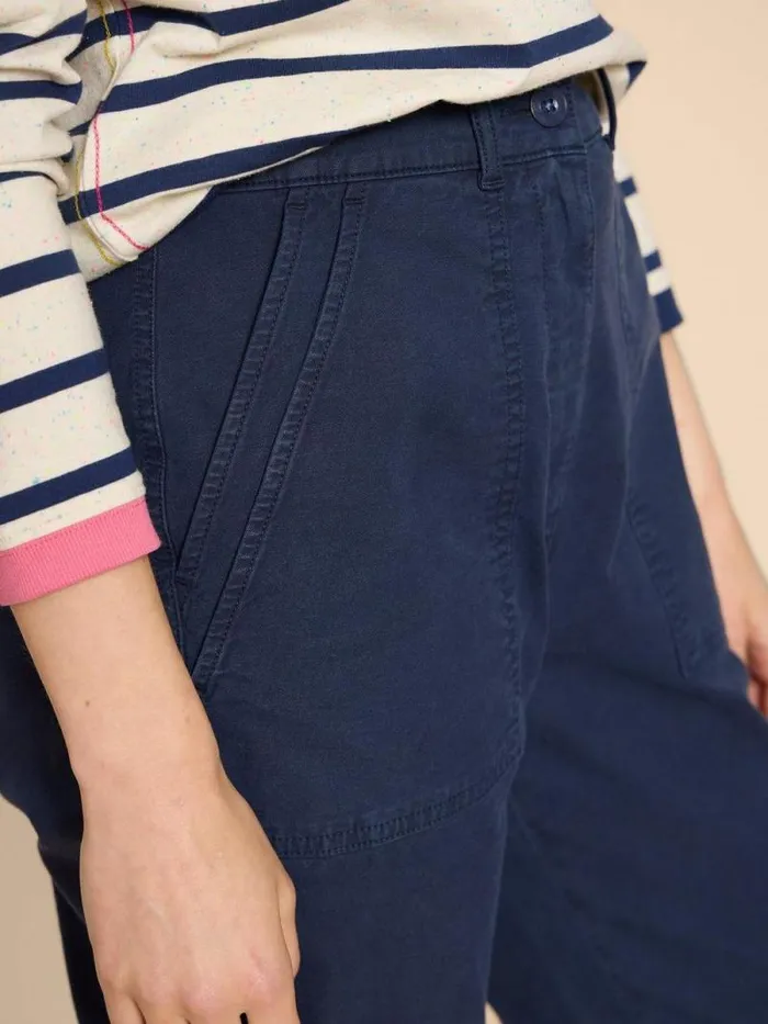 Women Twister Chino Trouser Dark Navy White Stuff Trousers