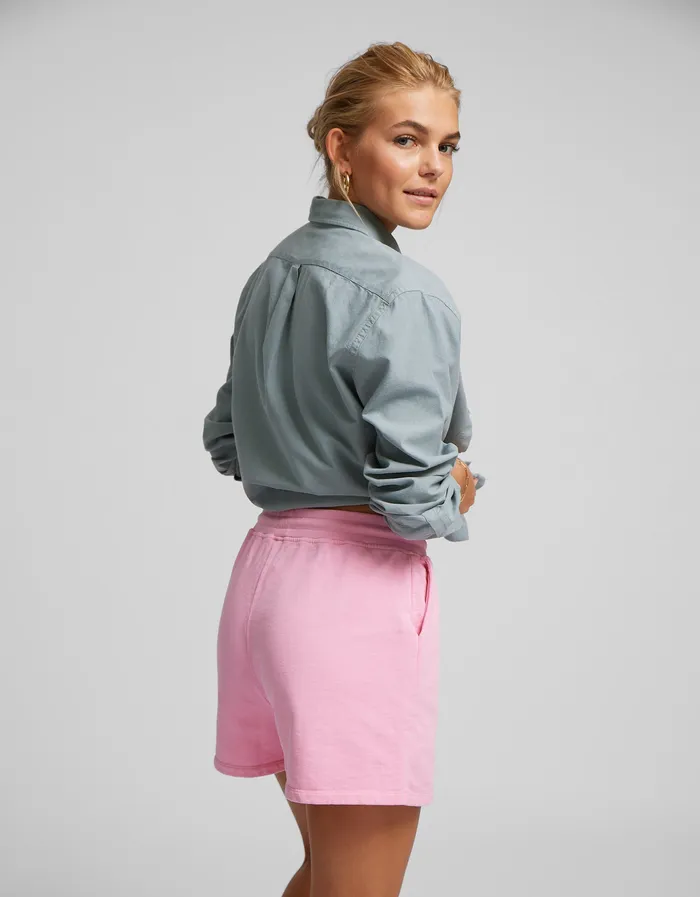 Women Women Organic Sweatshorts 8211 Red Tangerine Shorts Colorfulstandard
