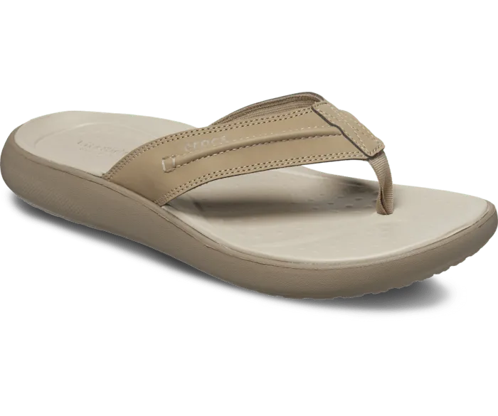Yukon Vista II LR Flip Khaki Men Crocs FlipFlops