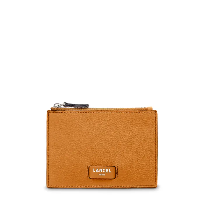 Zipped Card Holder L Camel Women Lancel Purse
