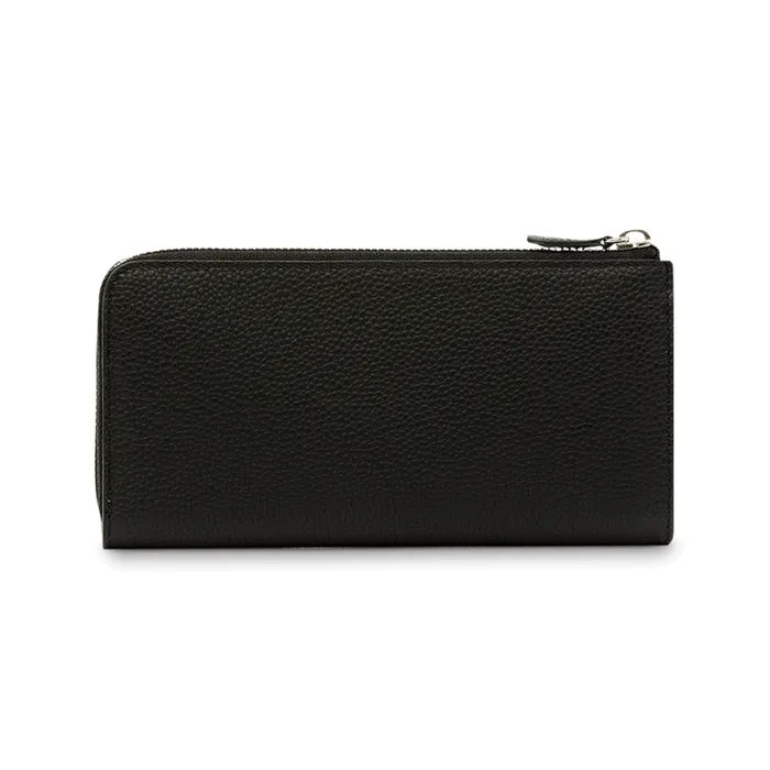 Zipped Slim Wallet Black Women Lancel Wallet
