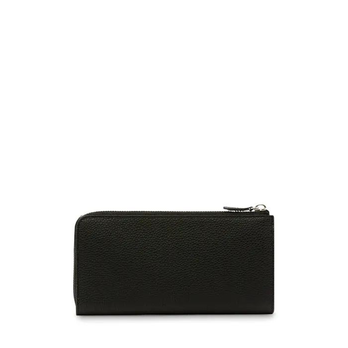 Zipped Slim Wallet Black Women Lancel Wallet